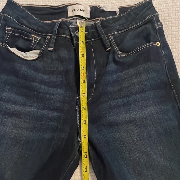 Frame Blue Le Crop Mini Boot jeans Size 28 - Picture 6 of 8
